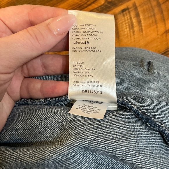 Pilcro Classic Blue Denim Jean Jacket Medium Men’s / Women’s Unisex - Picture 4 of 10